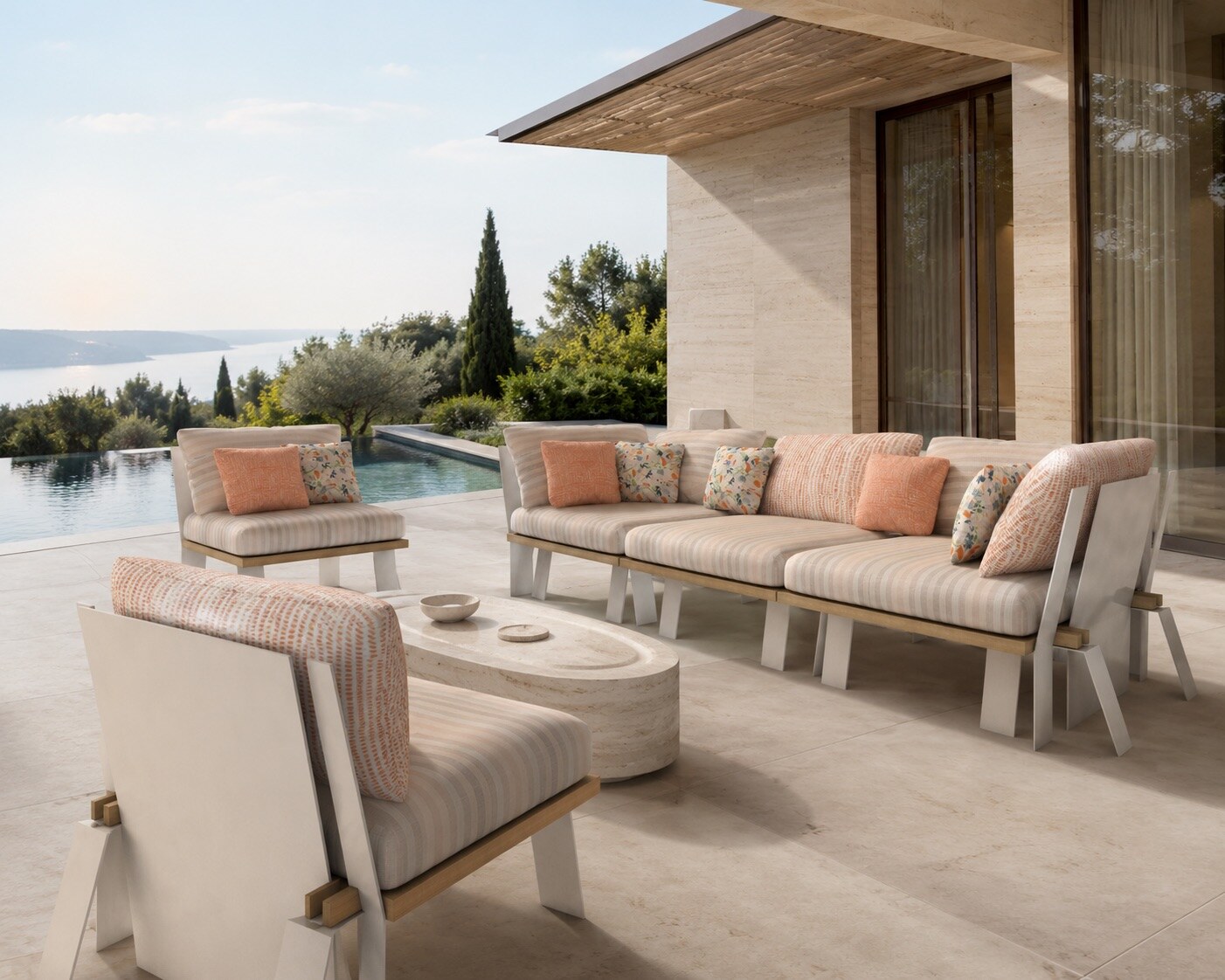 Folded Line outdoor furniture collection