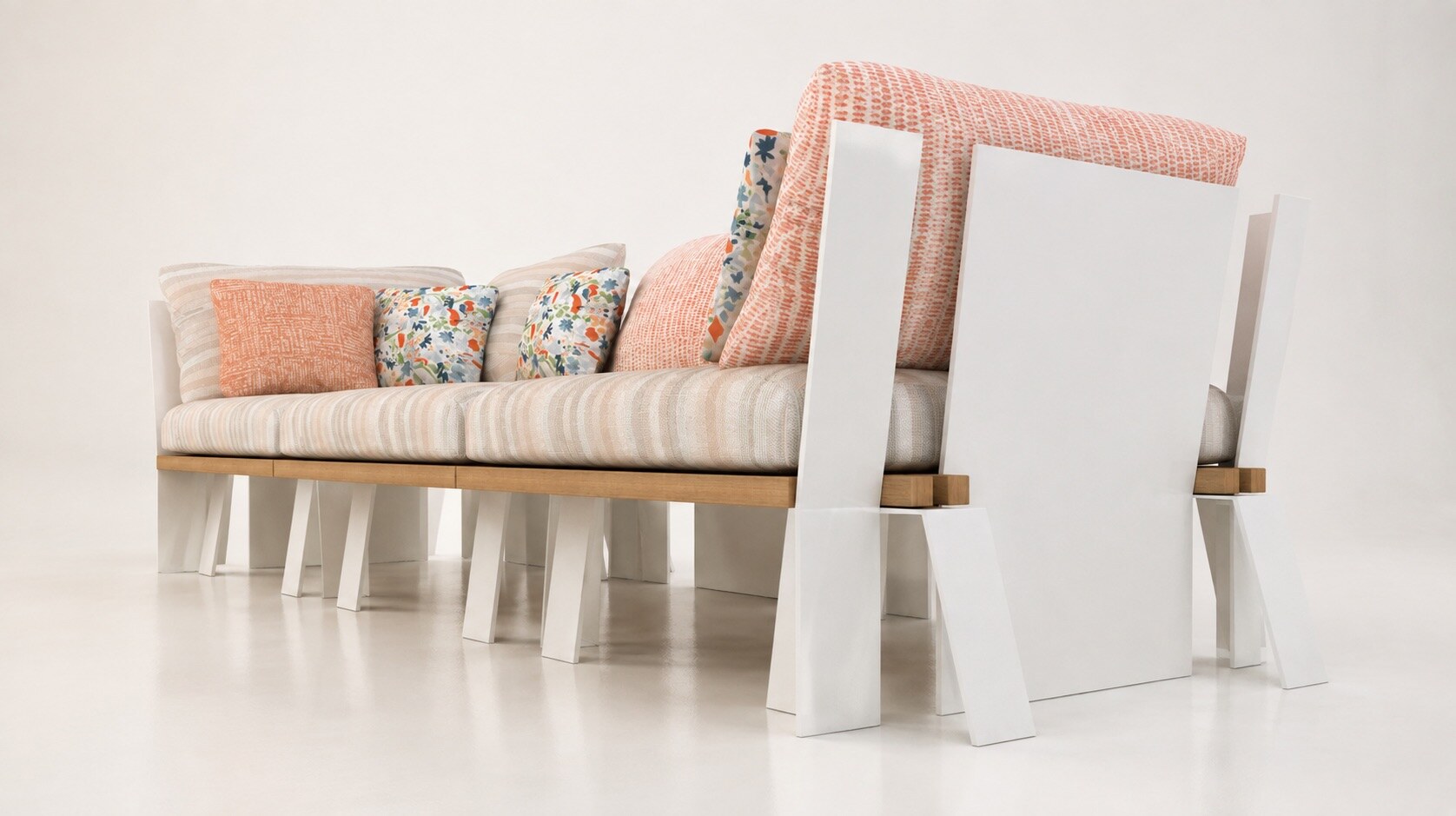 Folded Line outdoor furniture collection, view 4